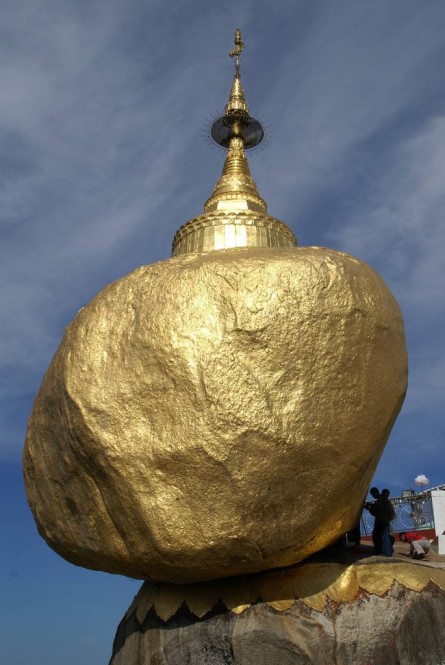 golden rock Kyaiktiyo Pagoda Burma Myanmar